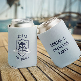 Boats N Bros バチェラー・パーティーグッズ ブルー 缶クーラー