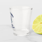 Boats N Bros Bachelor Party Favor Navy ショットグラス (右)