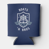 Boats N Bros Bachelor Party Favor Navy  缶クーラー (正面)