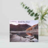 Boats on Lake Kozjak North Macedonia ポストカード (スタンド正面)