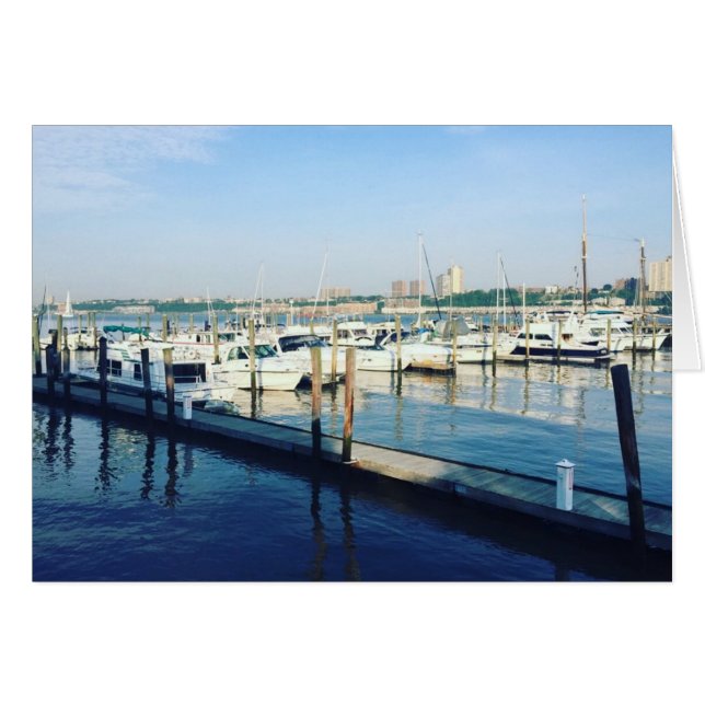 Boats on the Hudson River Riverside Park NYC Photo (正面横)