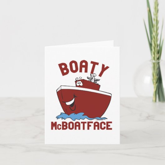 Boaty McBoatface カード (正面)