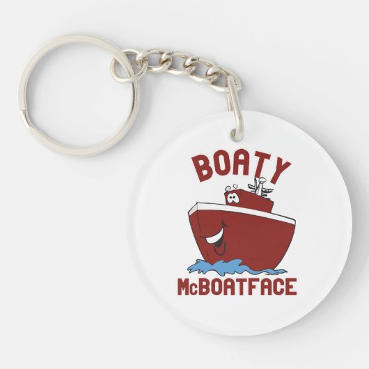 Boaty McBoatface キーホルダー (正面)