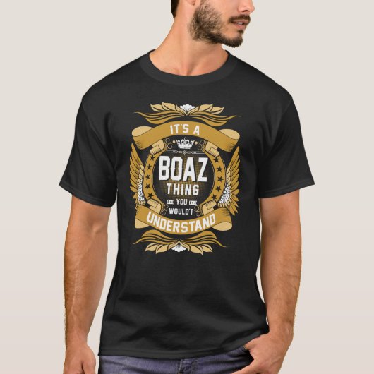 BOAZ名、BOAZ名紋 Tシャツ (正面)