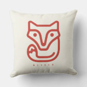 BOAZ Fox / Curiosity Icon クッション (裏面)