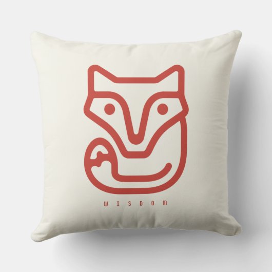 BOAZ Fox / Curiosity Icon クッション (裏面)