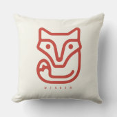BOAZ Fox / Curiosity Icon クッション (正面)