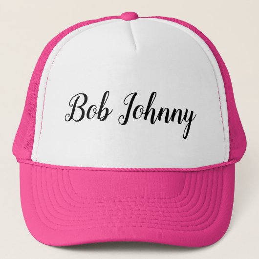 Bob johnny キャップ (正面)