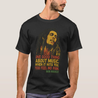 Bob Marley Vintage Quote T-Shirt – “One Good Thing Tシャツ
