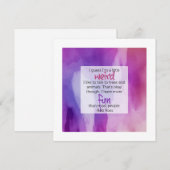 Bob Ross Inspirational Quote Greeting Card (正面/裏面)