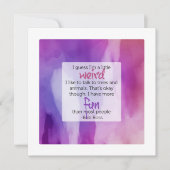 Bob Ross Inspirational Quote Greeting Card (正面)