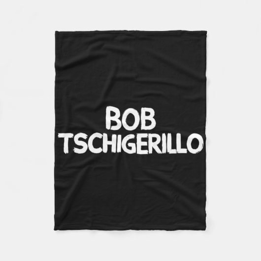 Bob Tschigerillo フリースブランケット (正面)