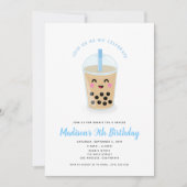Bobaの泡茶パーティの招待状 招待状 (正面)