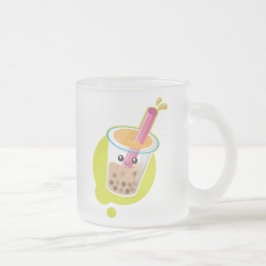 Bobaの茶 フロストグラスマグカップ