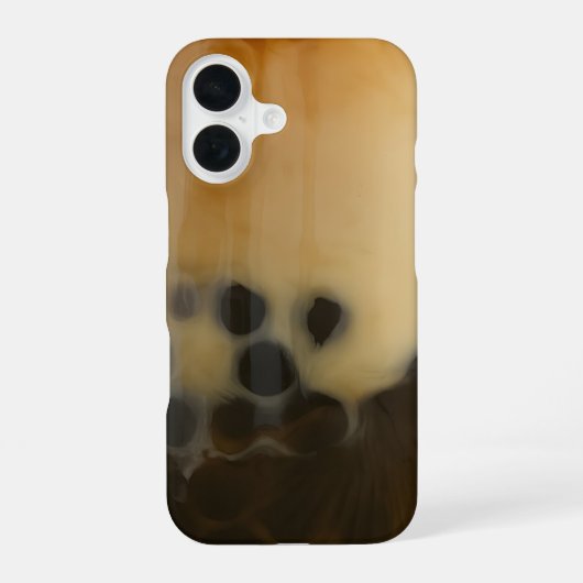 Bobaミルクティー写真 iPhone 16ケース (裏面)