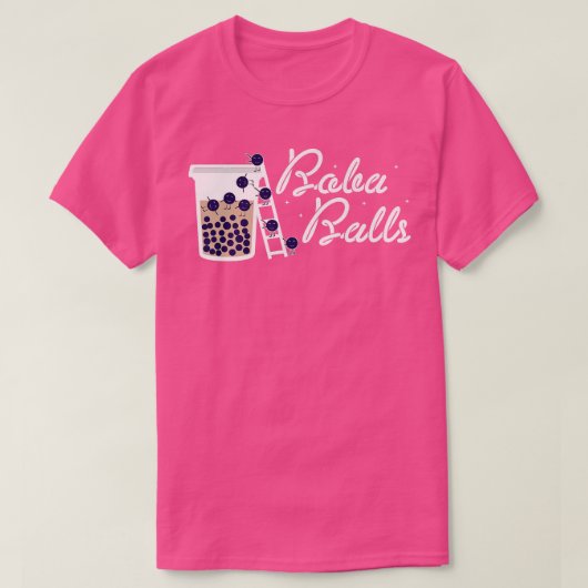 Boba Balls Bubble Tea Premium Tシャツ (デザイン正面)
