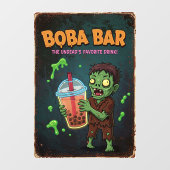 Boba Bar – 不死者のお気に入りのドリンク！ ウィンドウサイン (シート)