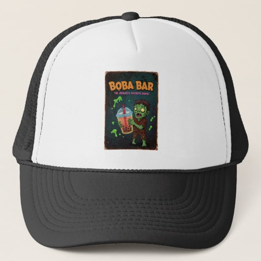 Boba Bar – 不死者のお気に入りのドリンク! キャップ (正面)