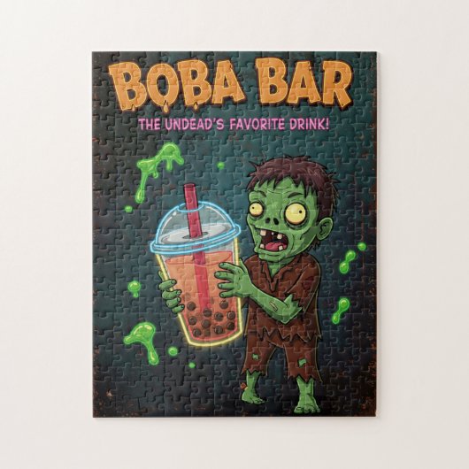Boba Bar – 不死者のお気に入りのドリンク! ジグソーパズル (縦)