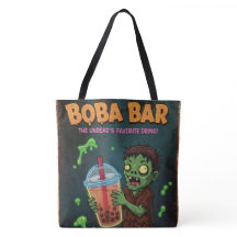 Boba Bar – 不死者のお気に入りのドリンク！ トートバッグ