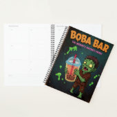 Boba Bar – 不死者のお気に入りのドリンク！プランナー プランナー手帳 (ディスプレー)