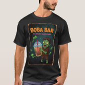 Boba Bar – 不死者のお気に入りのドリンク!Tシャツ Tシャツ (正面)