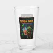 Boba Bar - 死者のお気に入りのドリンク！ ガラスのカップ タンブラーグラス (裏面)