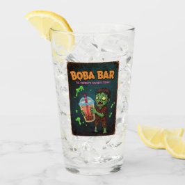 Boba Bar - 死者のお気に入りのドリンク! ガラスのカップ タンブラーグラス