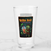 Boba Bar - 死者のお気に入りのドリンク！ ガラスのカップ タンブラーグラス (正面)