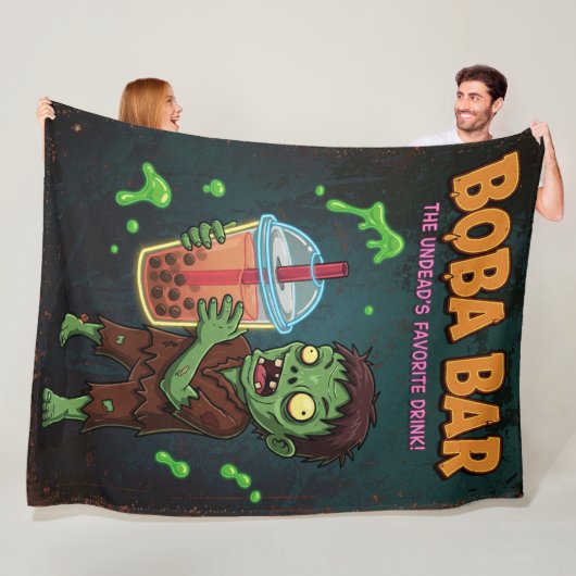 Boba Bar – Fleece Blanket フリースブランケット (インサイチュ)