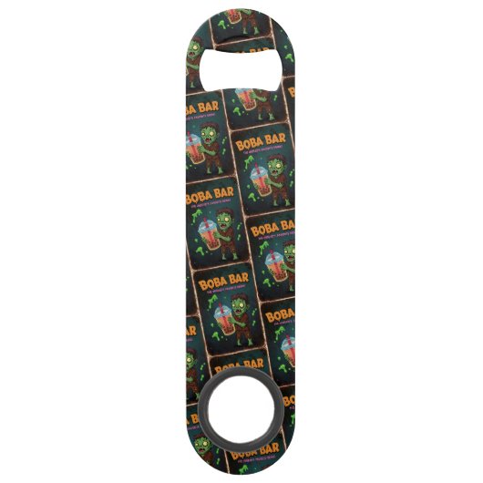 Boba Bar – Stainless Steel Bottle Opener スピード栓抜き (正面)