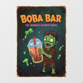 Boba Bar – The Undead’s Favorite Drink! ウィンドウサイン (シート)