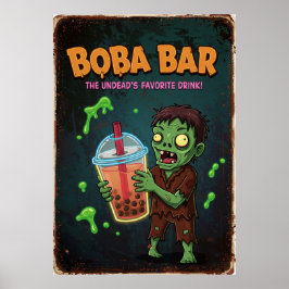 Boba Bar – The Undead’s Favorite Drink! Poster ポスター