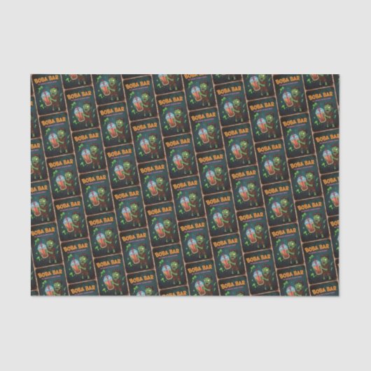 Boba Bar – The Undead’s Favorite Tissue Paper 薄葉紙 (正面)