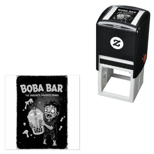 Boba Bar – The Undead’s Self Inking Rubber Stamp セルフインキングスタンプ (インサイチュ)