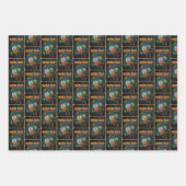 Boba Bar – Wrapping Paper Flat Sheet Set of 3 ラッピングペーパーシート (正面)