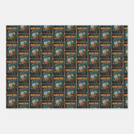 Boba Bar – Wrapping Paper Flat Sheet Set of 3 ラッピングペーパーシート
