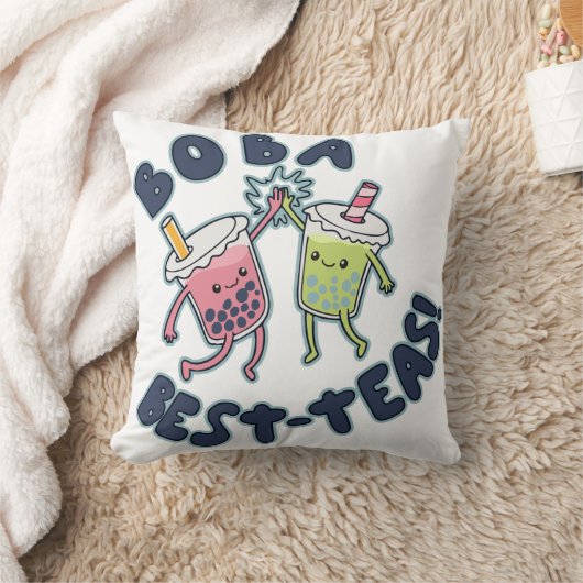 Boba Best-Teas! クッション (ブランケット)