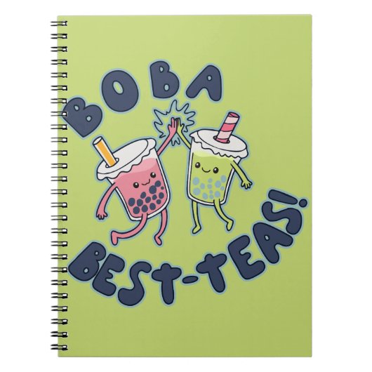 Boba Best-Teas! ノートブック (正面)