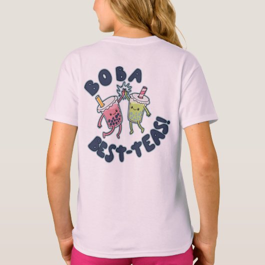 Boba Best-Teas! Tシャツ (裏面)