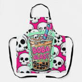 Boba Blast – 飲むか死ぬか! エプロン (正面)
