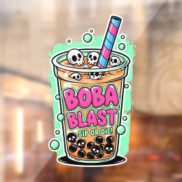 Boba Blast – Sip or Die! ウィンドウサイン