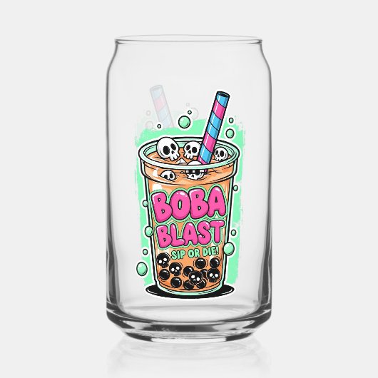 Boba Blast – Sip or Die!  ガラス缶 (正面)