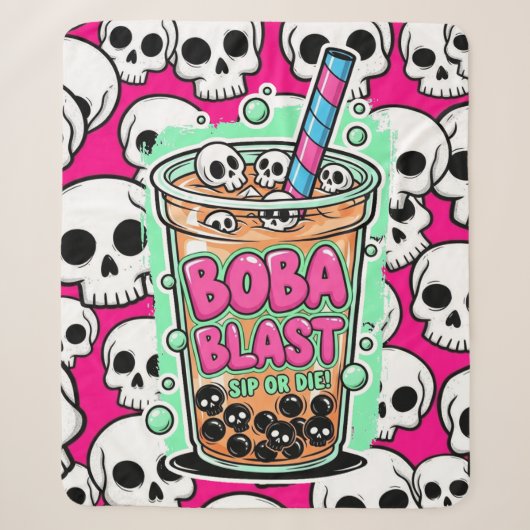 Boba Blast – Sip or Die! シェルパブランケット (正面)