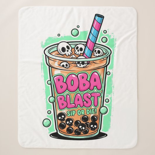 Boba Blast – Sip or Die! シェルパブランケット (正面)