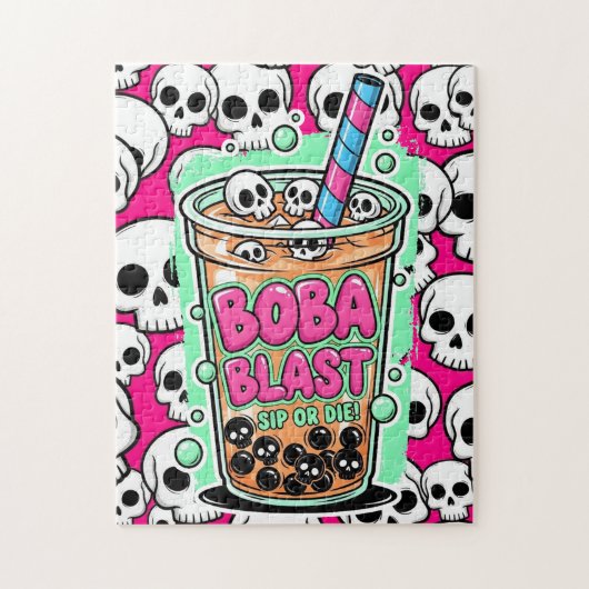 Boba Blast – Sip or Die! ジグソーパズル (縦)