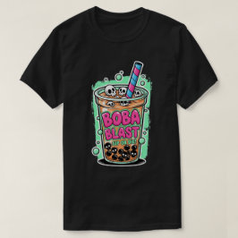 Boba Blast – Sip or Die! ダークTシャツ Tシャツ