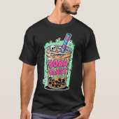 Boba Blast – Sip or Die! ダークTシャツ Tシャツ (正面)