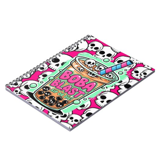 Boba Blast – Sip or Die!  ノートブック (左側)