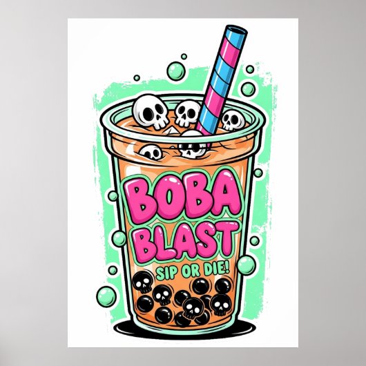 Boba Blast – Sip or Die! ポスター (正面)